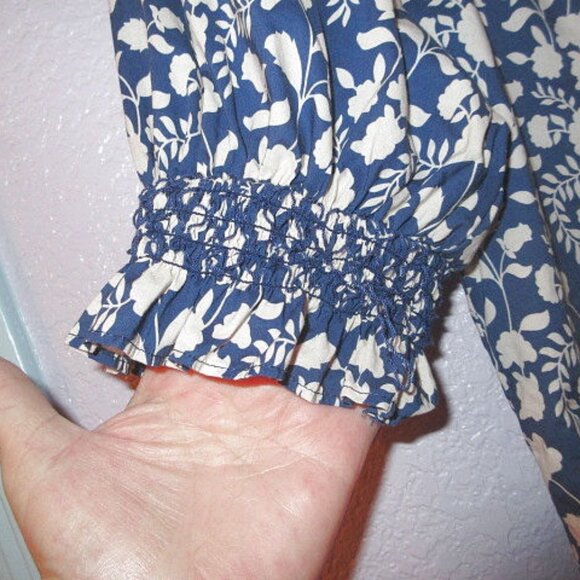 Tuckernuck Hyacinth House Colleen Blouse Top Size S Peasant Cottagecore Boho EUC - Picture 4 of 11